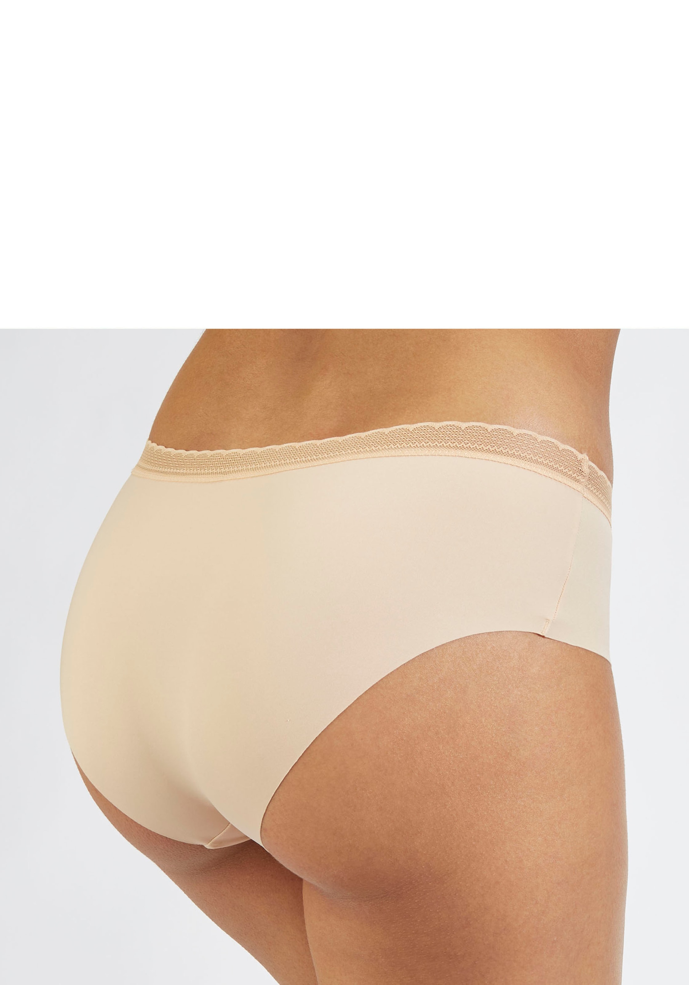 LASCANA Panty , SEAMLESS mit nahtloser Verarbeitung und feinem Spitzenbund
