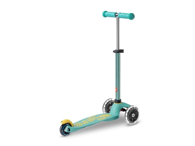 Micro Mobility Kickboard Mini Micro Deluxe Eco Mint Kids Scooter aus recycelten Fischernetzen