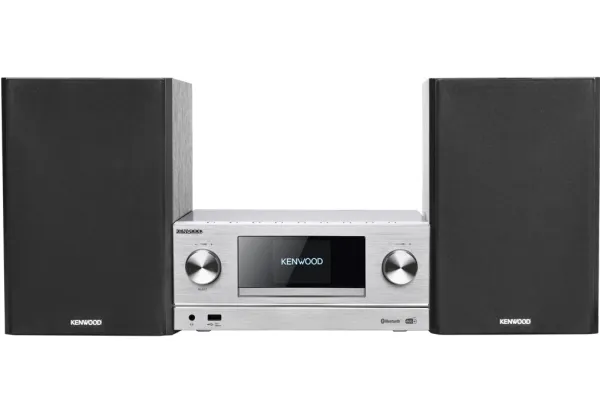 Kenwood M-9000S - Mikrosystem - 2 x 50 Watt - sølv