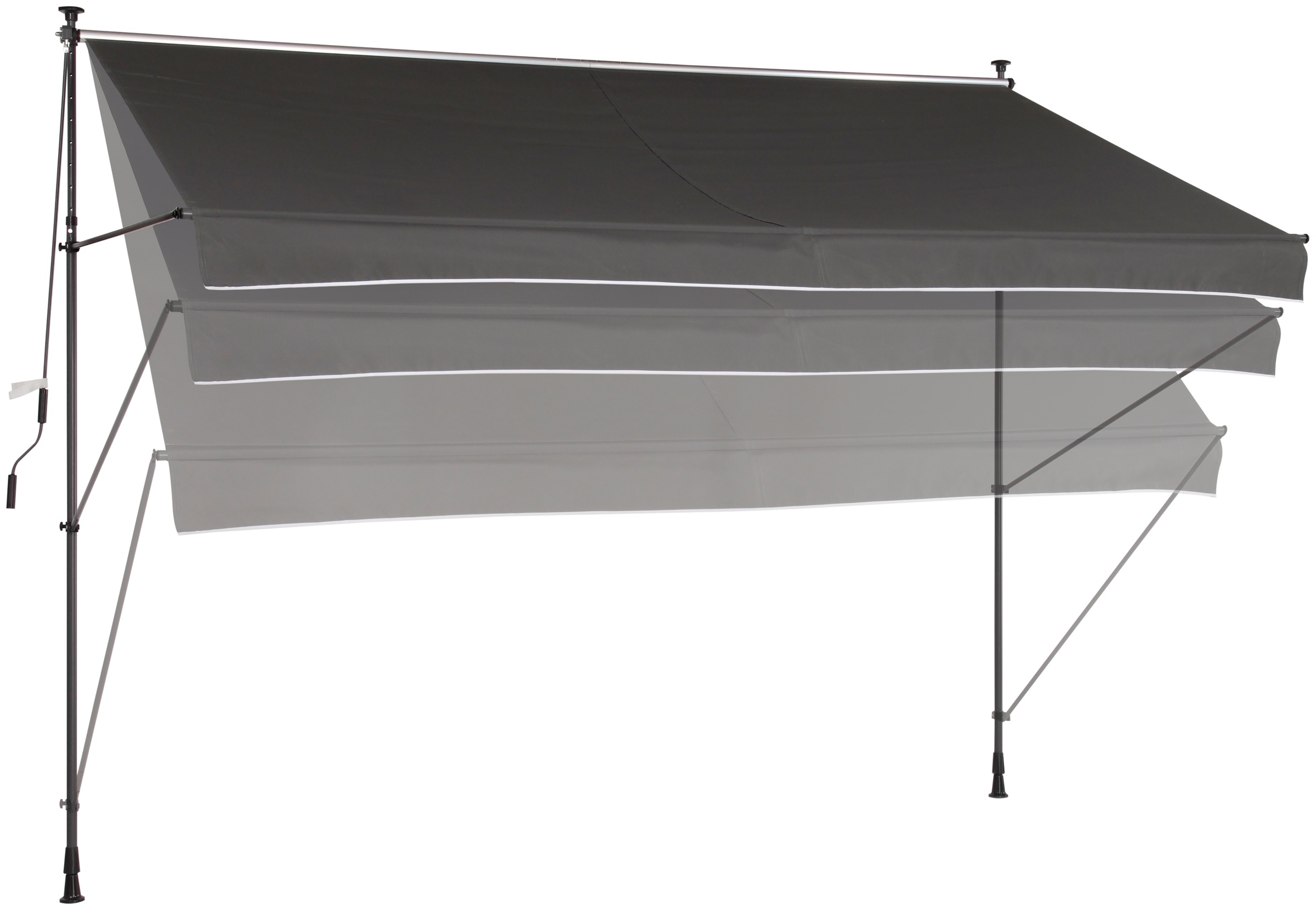 KONIFERA Klemmmarkise Breite/Ausfall: 400/150 cm