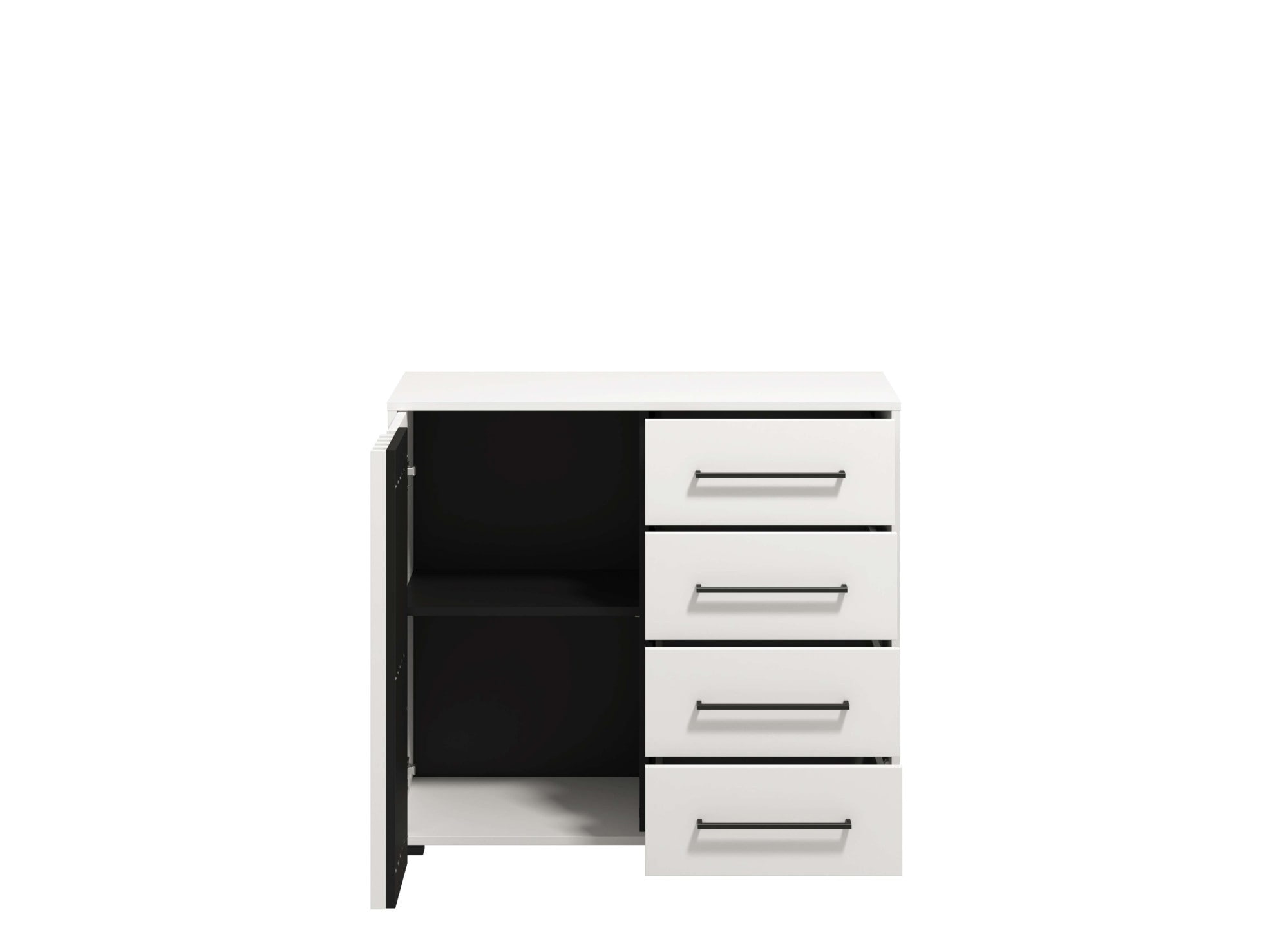 INOSIGN Kommode »Ascalon Sideboard, Breite 138 oder 93 cm, mit ABS Schutzkanten« 3D Optik durch Lamellen-Paneel, FSC®-zertifizierter Holzwerkstoff