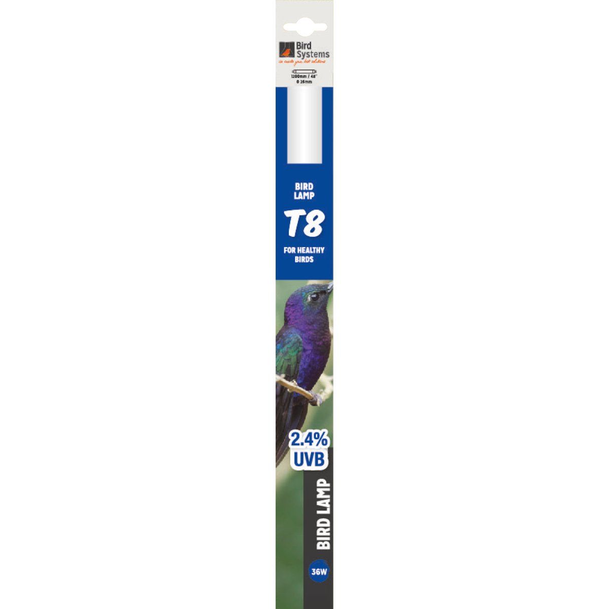 Bird Systems - Bird Lamp T8 - lebenswichtiger UV-Strahlen für den Vogelkäfig