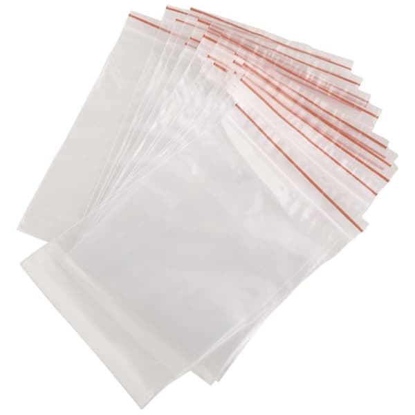 100-Pak - 16x12cm Ziplock / Glidelåsposer / Zip Lock Posar