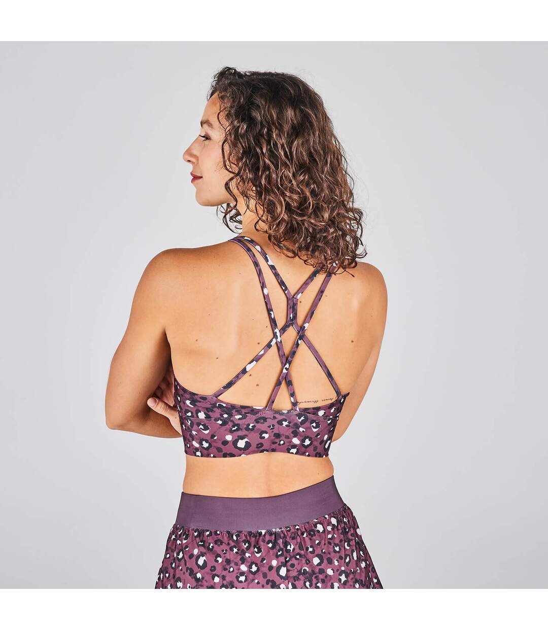 Brassière sport Fauve