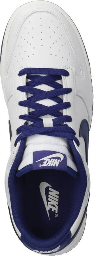 Nike Dunk Low Retro sneakers wit blauw