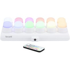 Set de bougies LED rechargeables AMSTERDAM, RVB