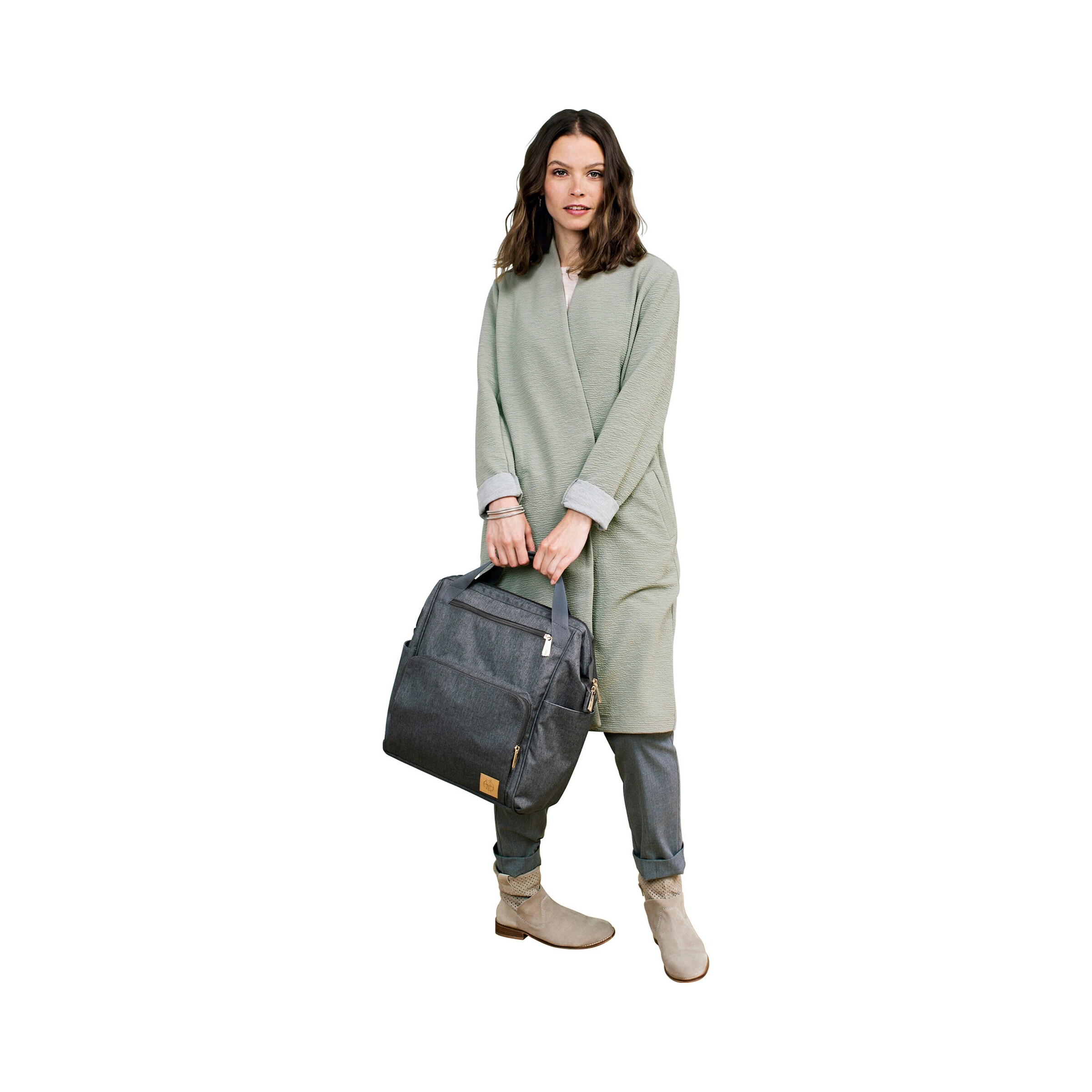 Lässig - GLAM Wickelrucksack Goldie anthrazit
