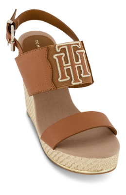 Tommy Hilfiger Damesandal med hæl Brun FW0FW05599GU9