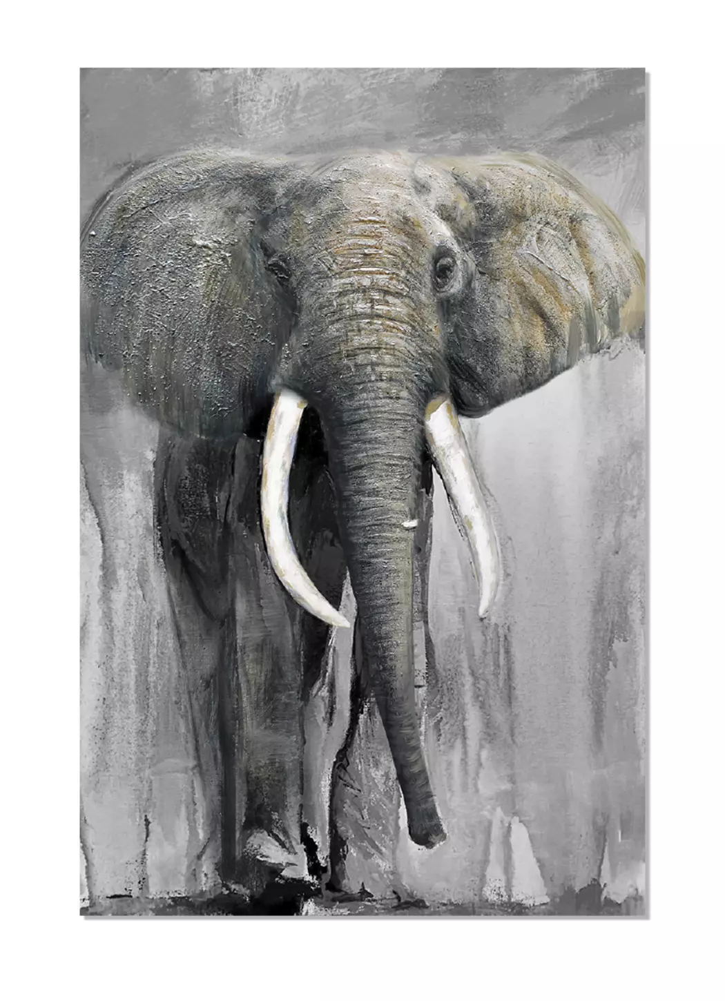 Wandbild 60 x 90 cm Elefant