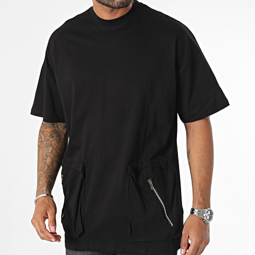 Tee Shirt A Poches Noir