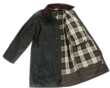 Barbour Border Wax Jas Groen MWX0008-SG91 kopen