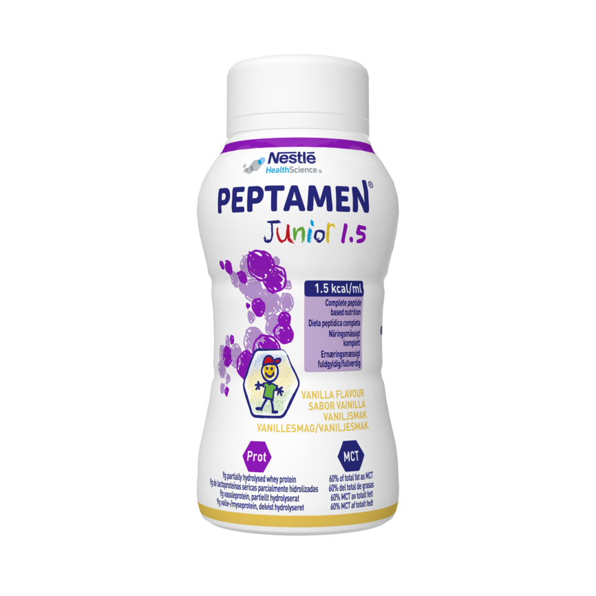 Peptamen Junior 1,5  næringsdrikk vanilje 4x200ml