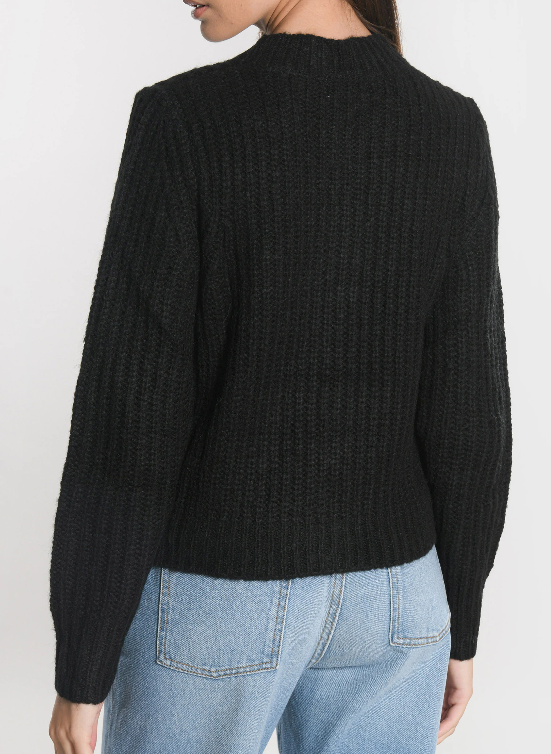 LANA - Gilet en maille | Noir