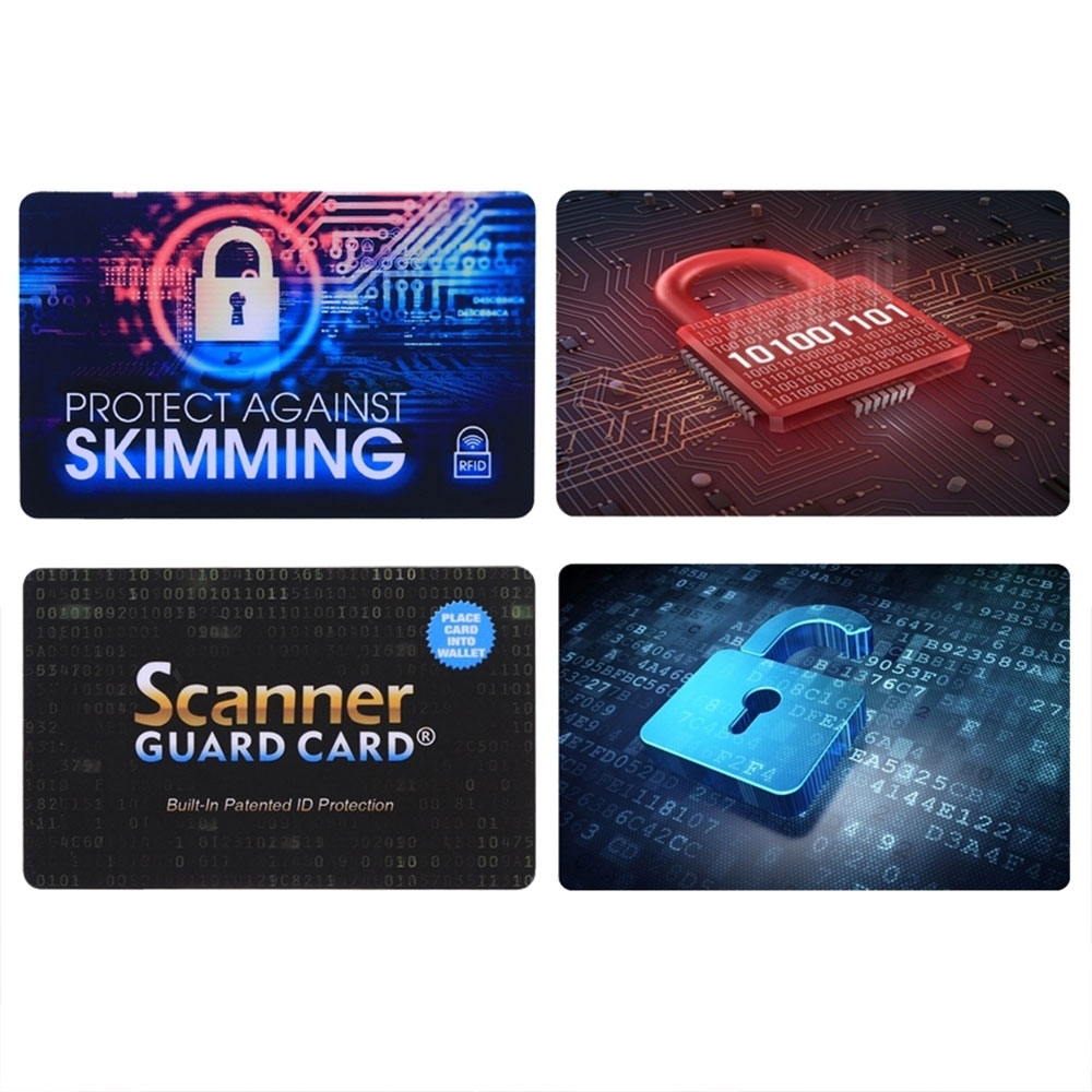 Scan-Blocker Datenschutz für Kreditkarten Bankkarten (RFID Skimming Schutz)