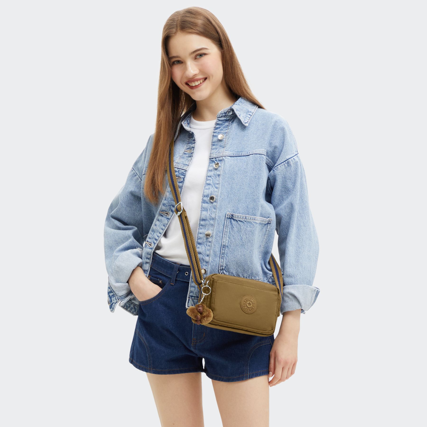 ABANU Mini Sac à Bandoulière avec Sangle Ajustable - Dry Laurel