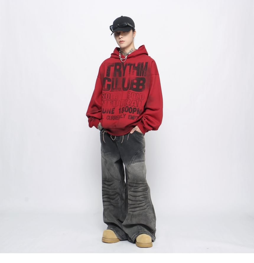 Derbundy - Oversized hoodie met letters