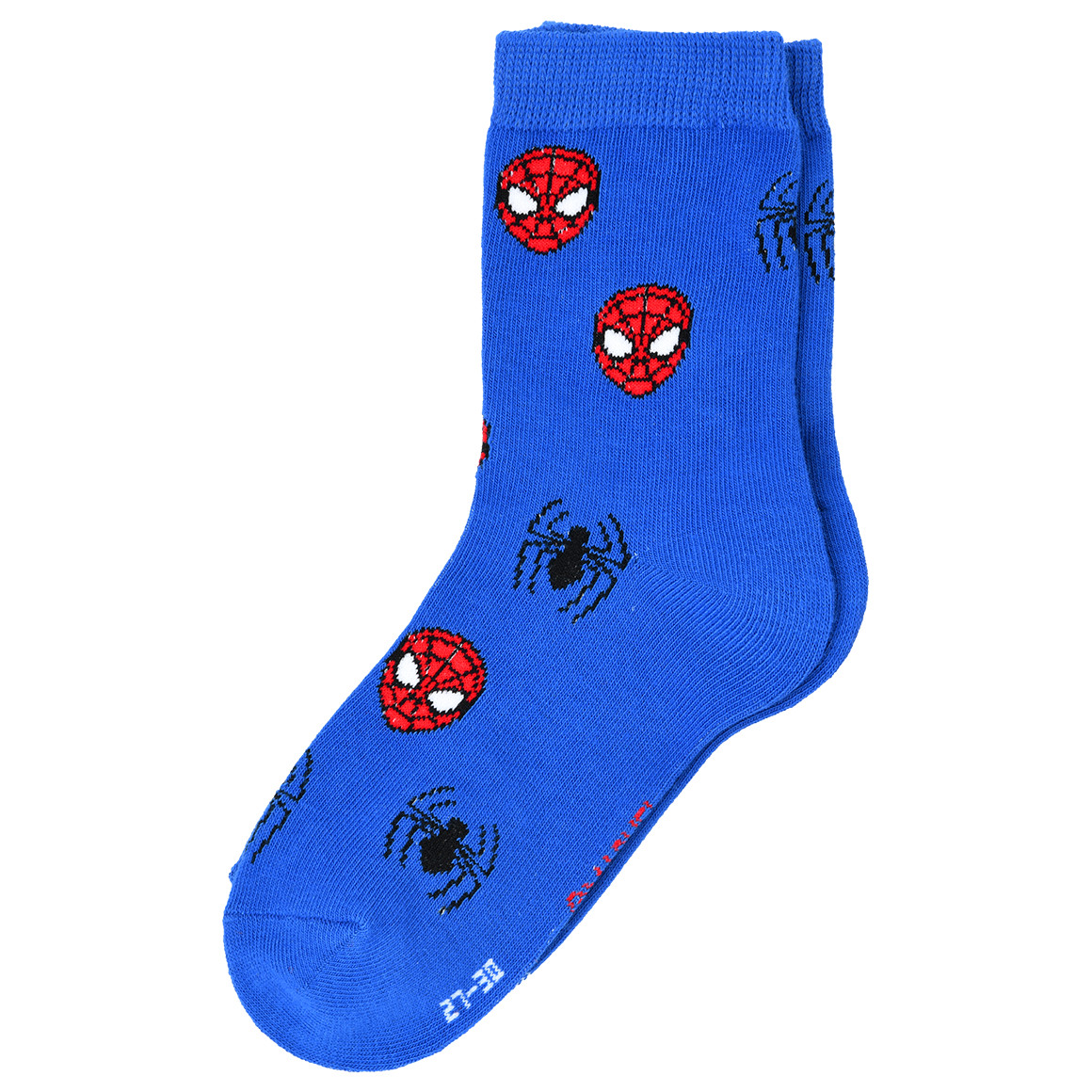 Topolino 3 Paar MARVEL Spider-Man Socken im Set blau / rot / dunkelblau