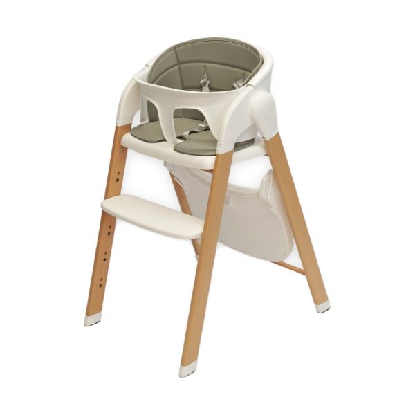 Bo Jungle Grow With Me High Chair - Pure White