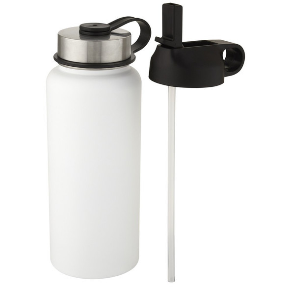 EgotierPro 100682 - Bouteille Sport Isotherme Supra 1L avec Double Couvercle