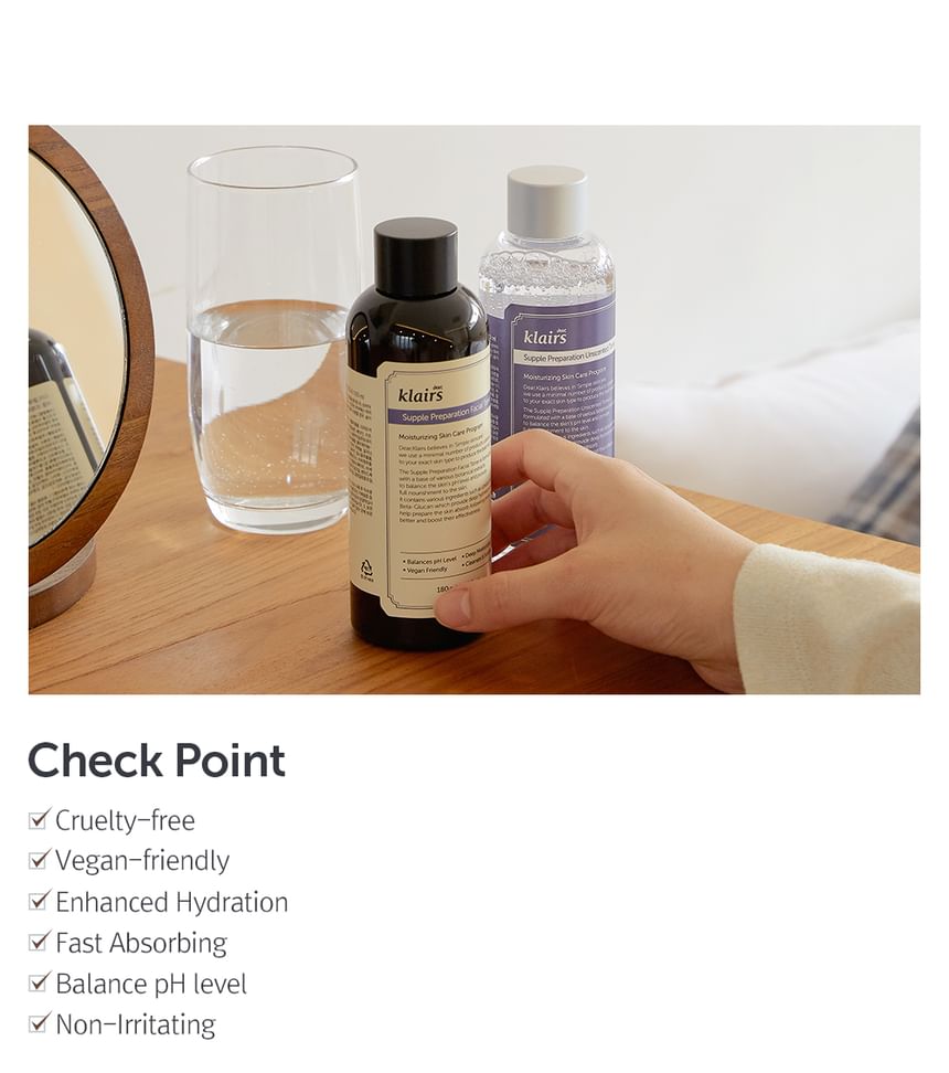 Beste Klairs - Supple Preparation Gezichtslotion - 2 soorten