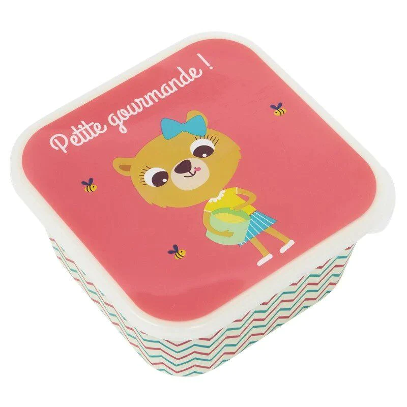 Boîte à goûter - Ourson avec pot de miel Toga