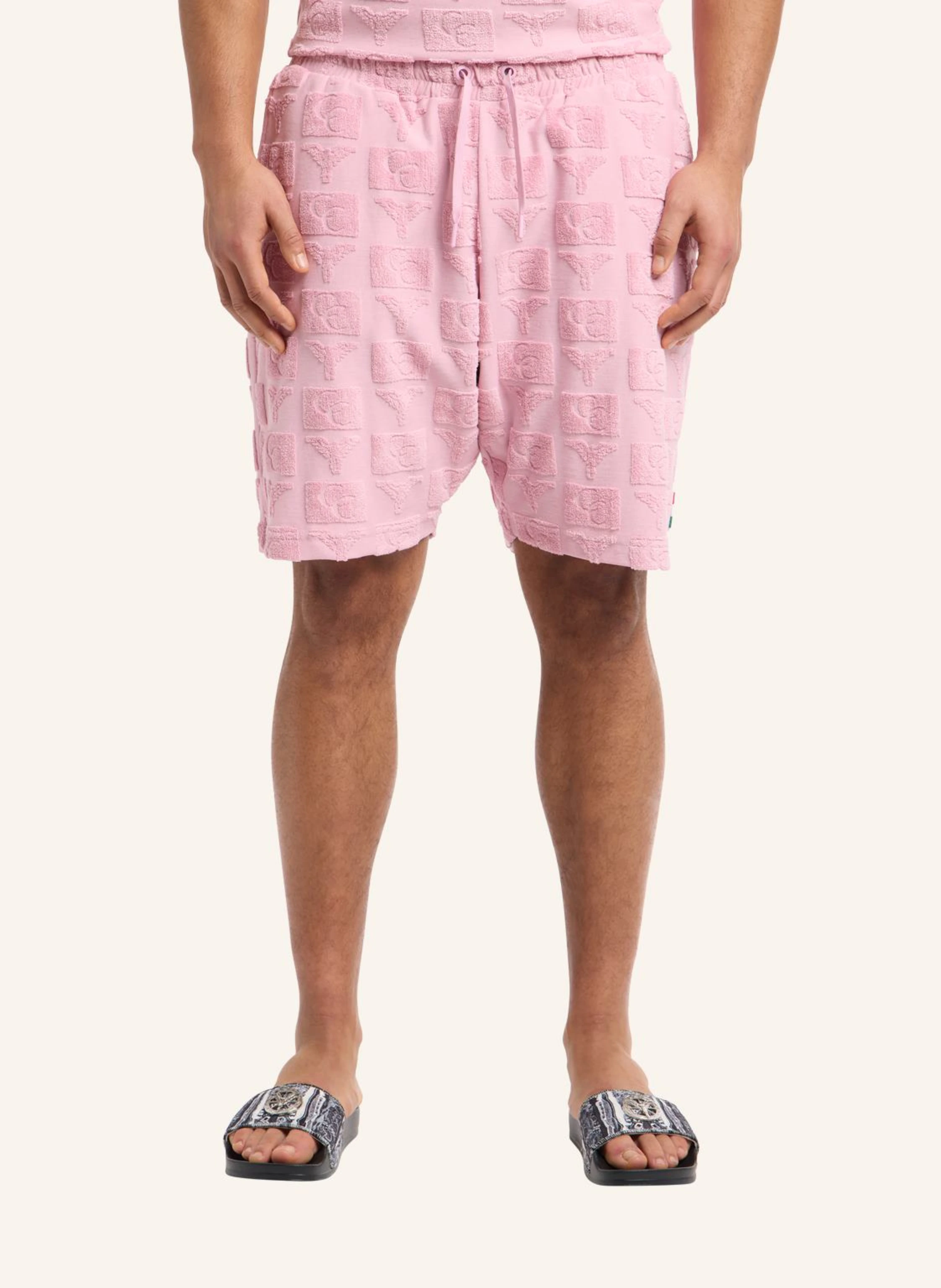 CARLO COLUCCI Oversize Short mit Frotteeinsätzen EGARTER