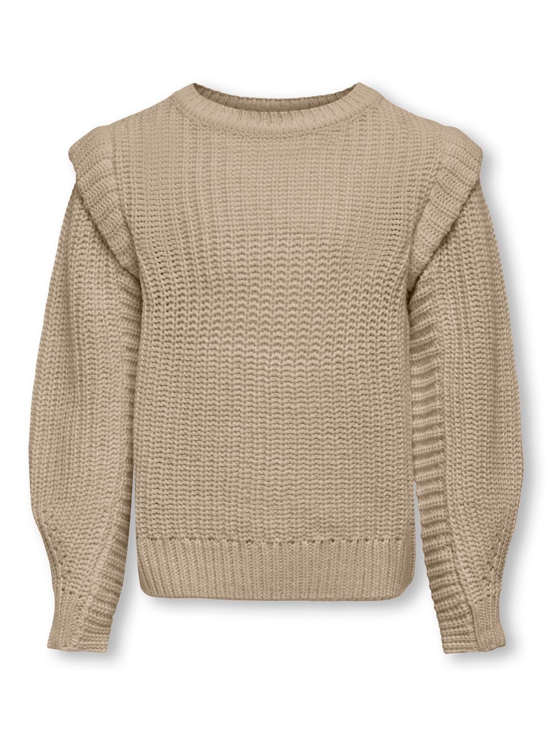 KOGNEWLEXINE Strickpullover Humus