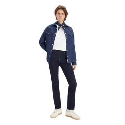 Jean femme 712 Slim Welt Pocket Blue Wave LEVIS