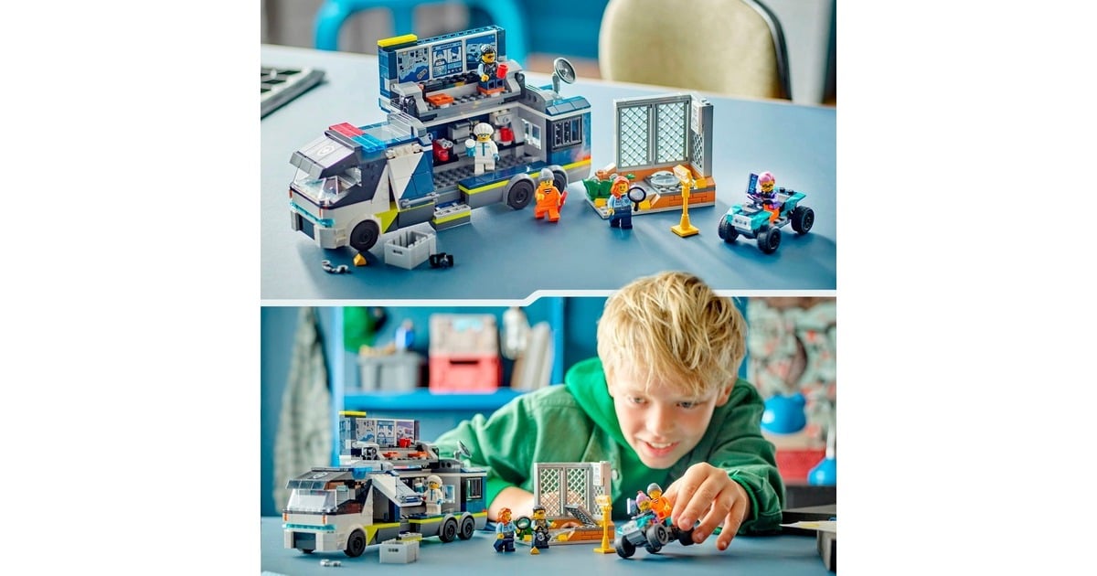 LEGOCity - Politielaboratorium in truck Constructiespeelgoed  (60418)