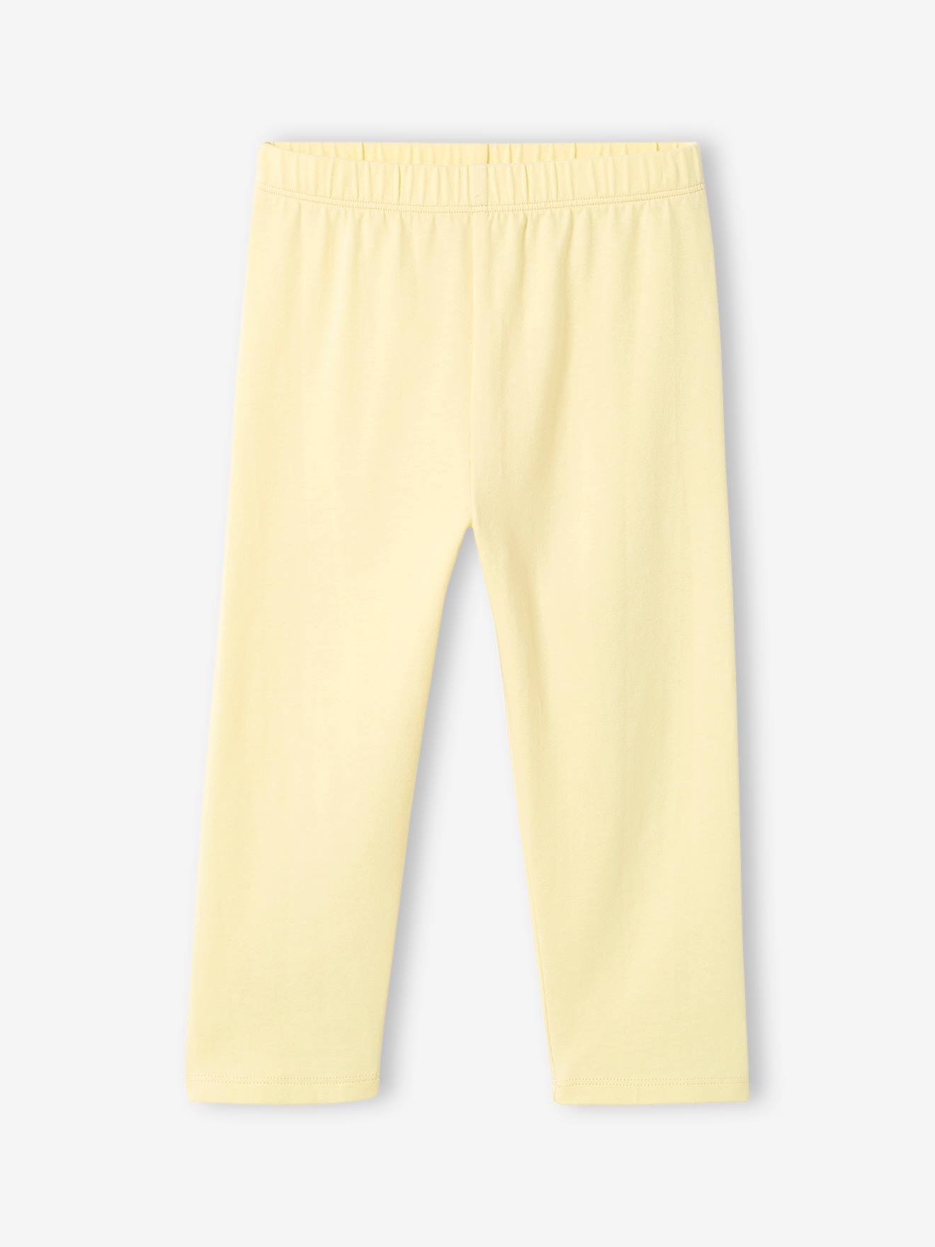 Conjunto de 2 leggings lilás de comprimento médio para meninas