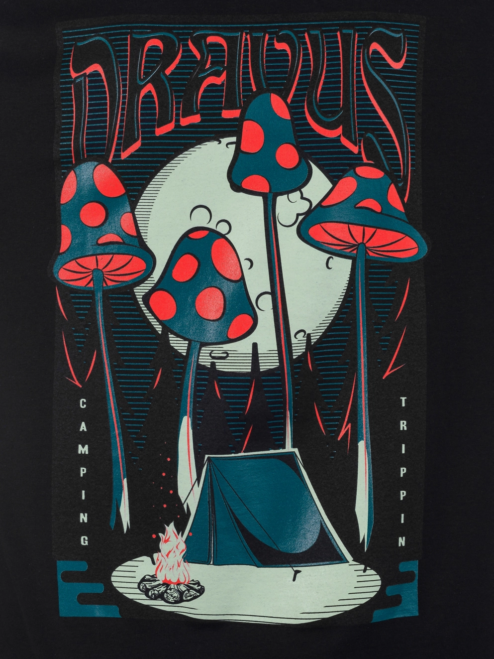 Dravus Camping Trippin T-Shirt black