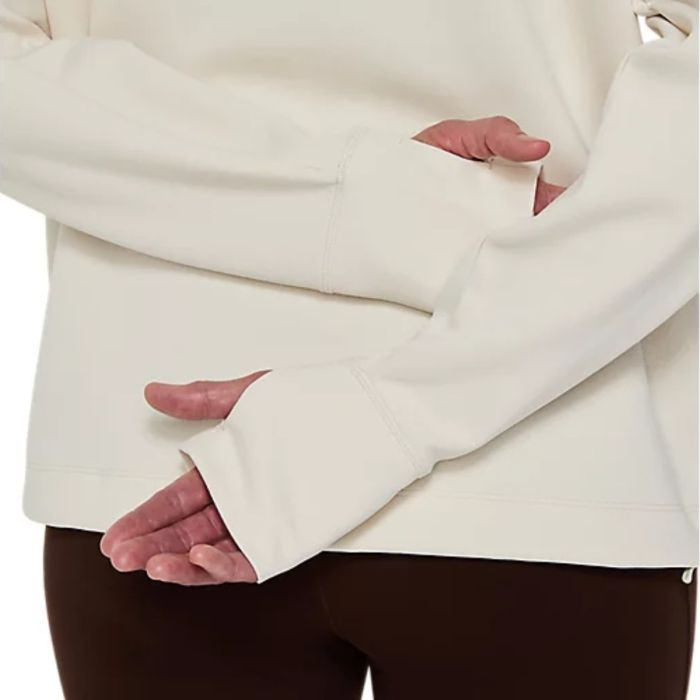 Asics Dame Trøjer Nagino Run Adjustable Hoodie Hvid