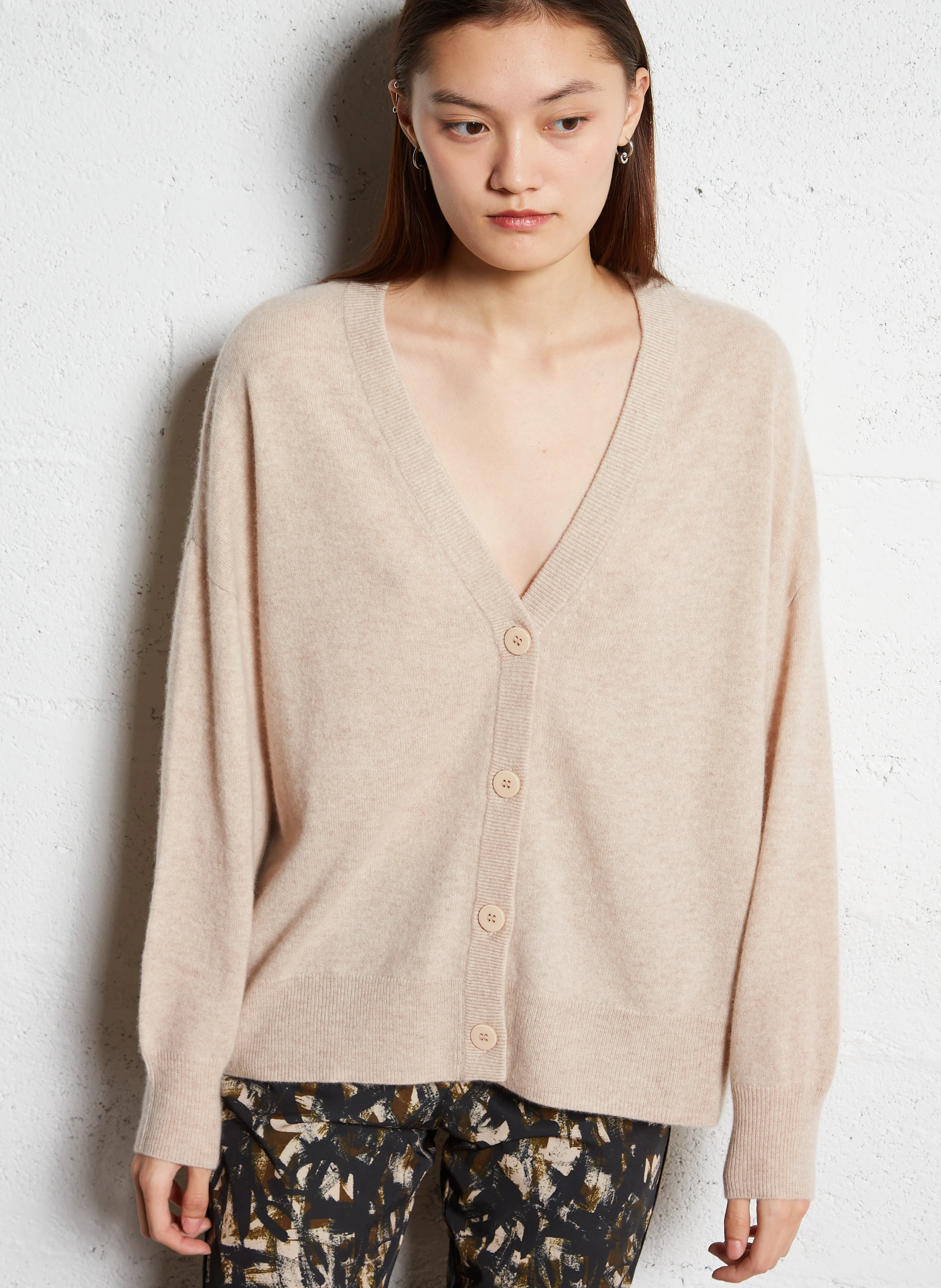 GALBIX - Gilet ample en cachemire | Beige