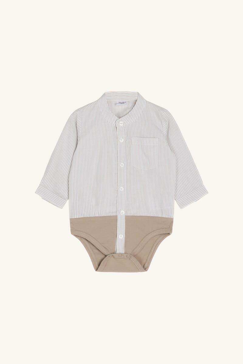 Bertil Body Stripe cement - Hust & Claire - Rumpetroll