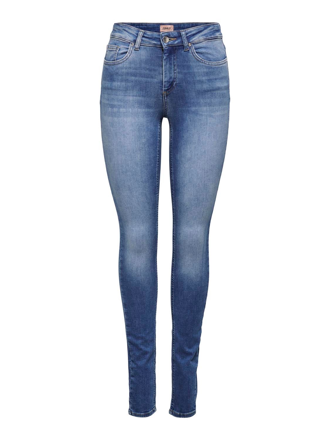 ONLBLUSH Mittlere Taille Skinny Fit Jeans Medium Blue Denim