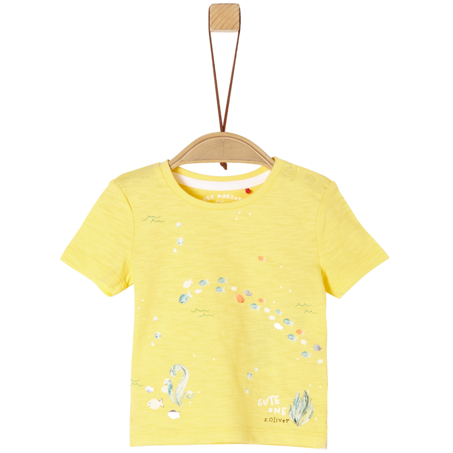 s.Oliver T-Shirt light yellow