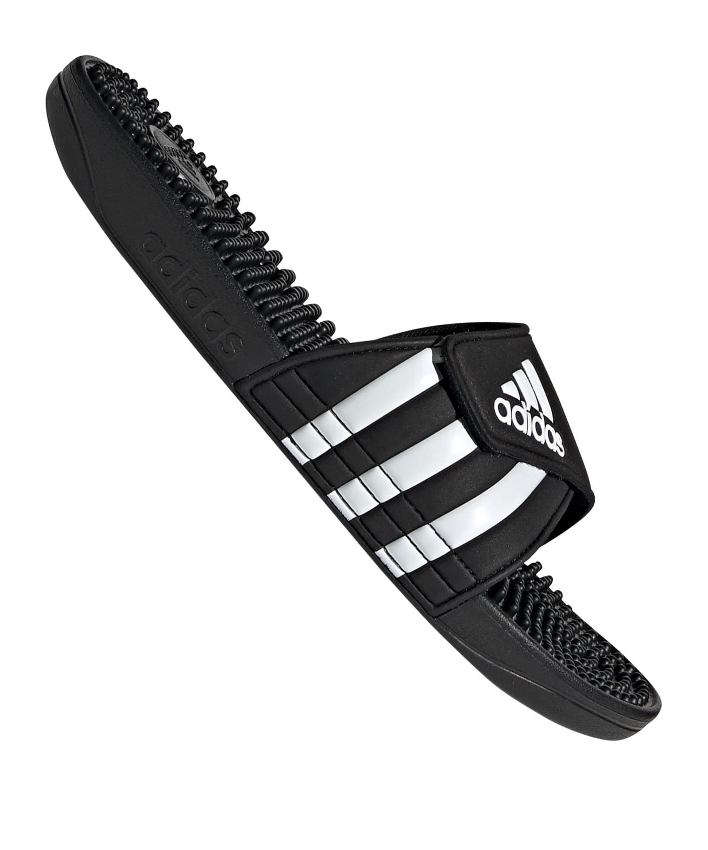 adidas Adissage Badelatsche Schwarz Weiss