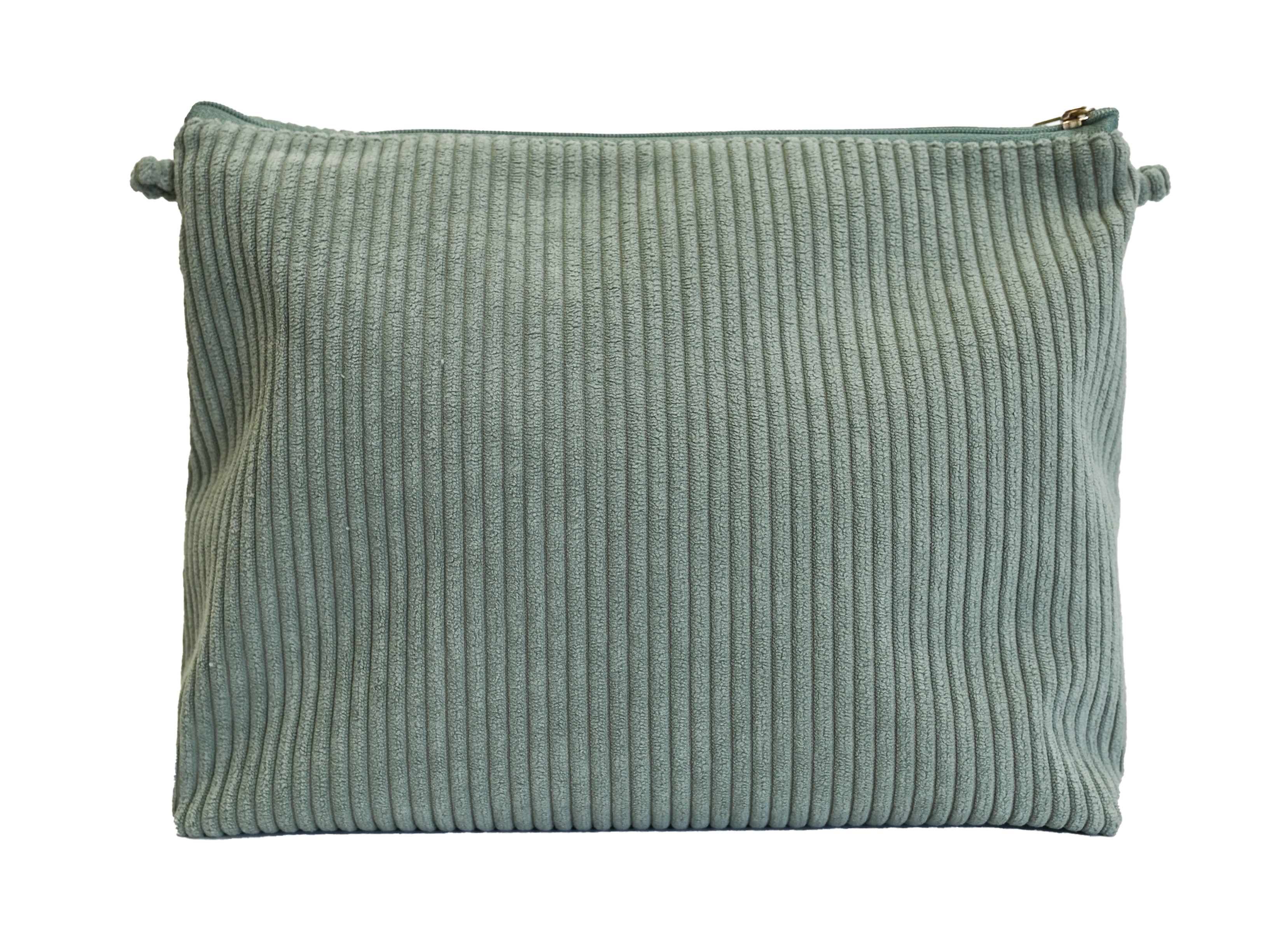 Trousse De Toilette Velours Côtelé Lichen