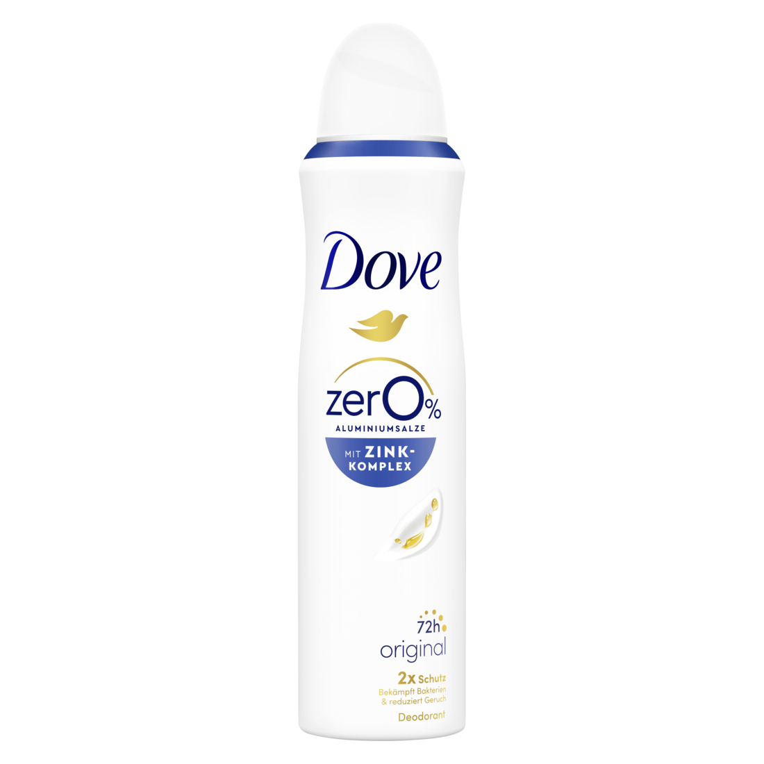 DOVE Deodorant Aerosol Spray<br>150 ml, Aerosol Spray, Aerosol, 0% Original