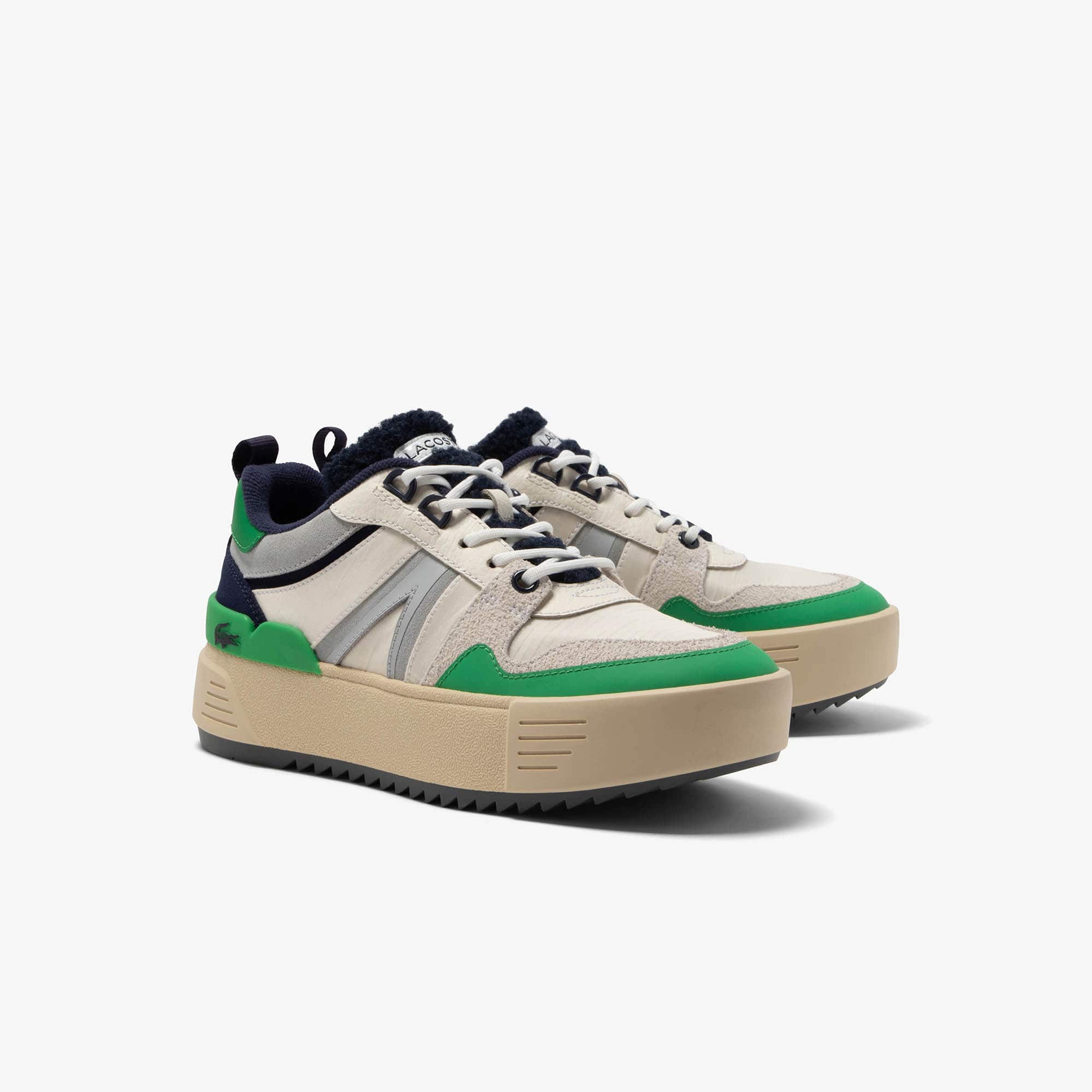 Sneakers Outdoor L002 Winter femme en cuir Outdoor - Blanc - Lacoste - Femme