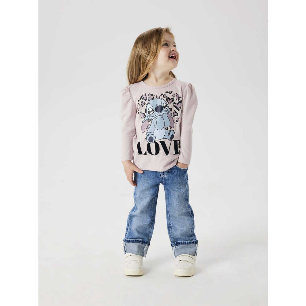 Køb Name It Burnished Lilac Nmfjamin Stitch Ls Top Box Noos Wdi