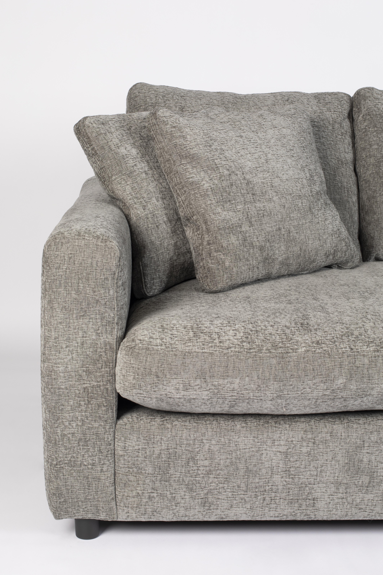 Zuiver 3-zitsbank Sense Zuiver Sense bank grijs soft