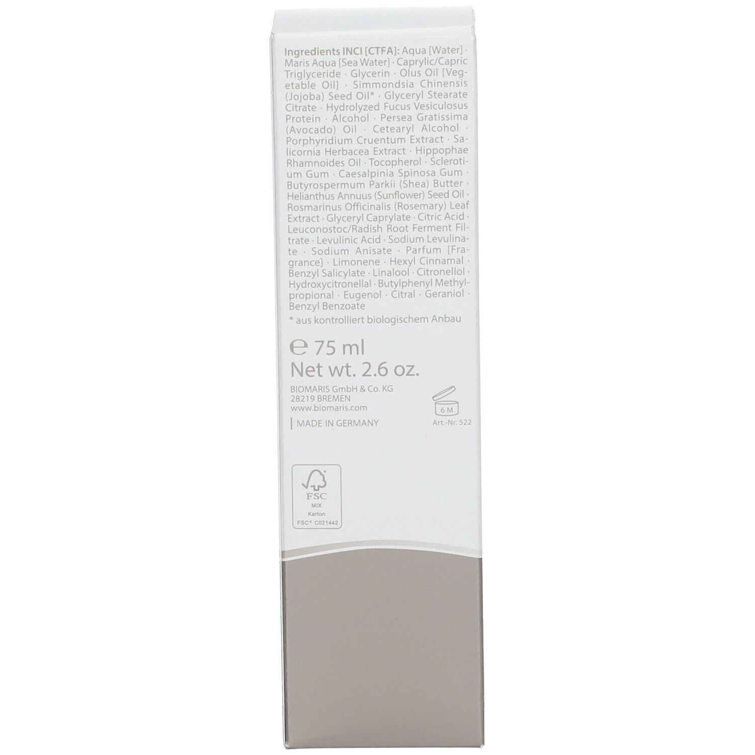BIOMARIS Super Rich Mask