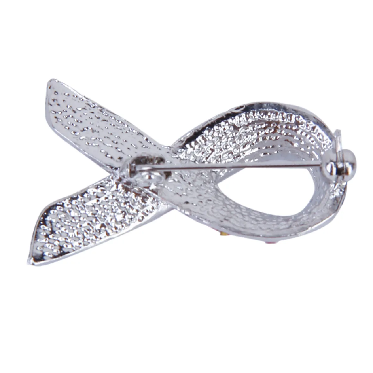 Broche Ruban Octobre Rose