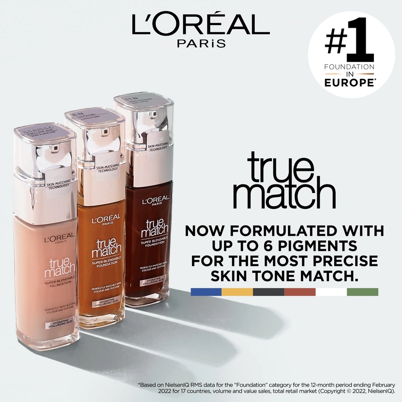 L'Oréal Paris Cosmetics True Match Foundation 8.D/8.W Golden Cappuccino