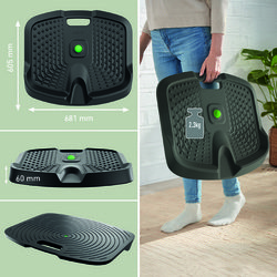 Tapis antifatigue Ergo Active, gris foncé