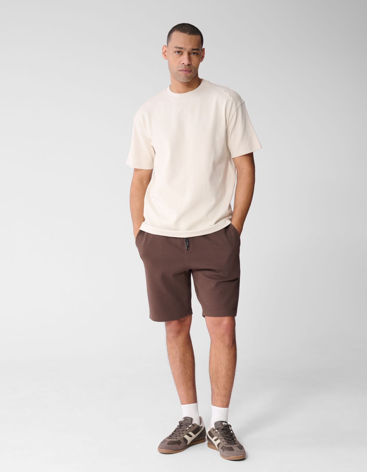 Basis Relaxed Fit T-shirt Beige