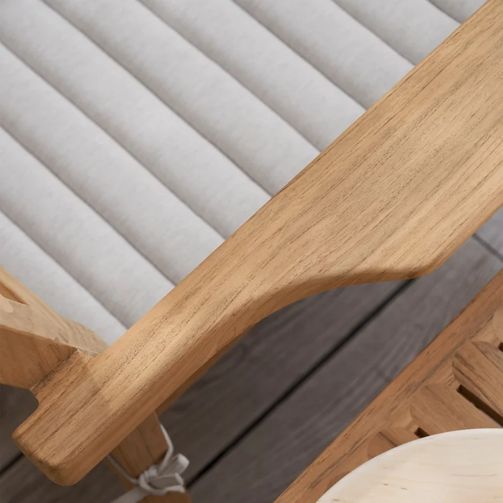 Carl Hansen - AH601 Outdoor Lounge Chair, Teak unbehandelt