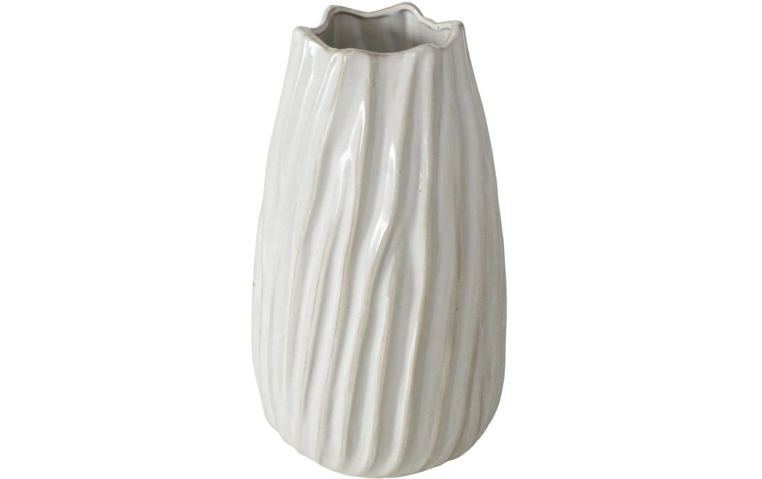 Vase Nanny 25.5 cm, WeissBlumenvase