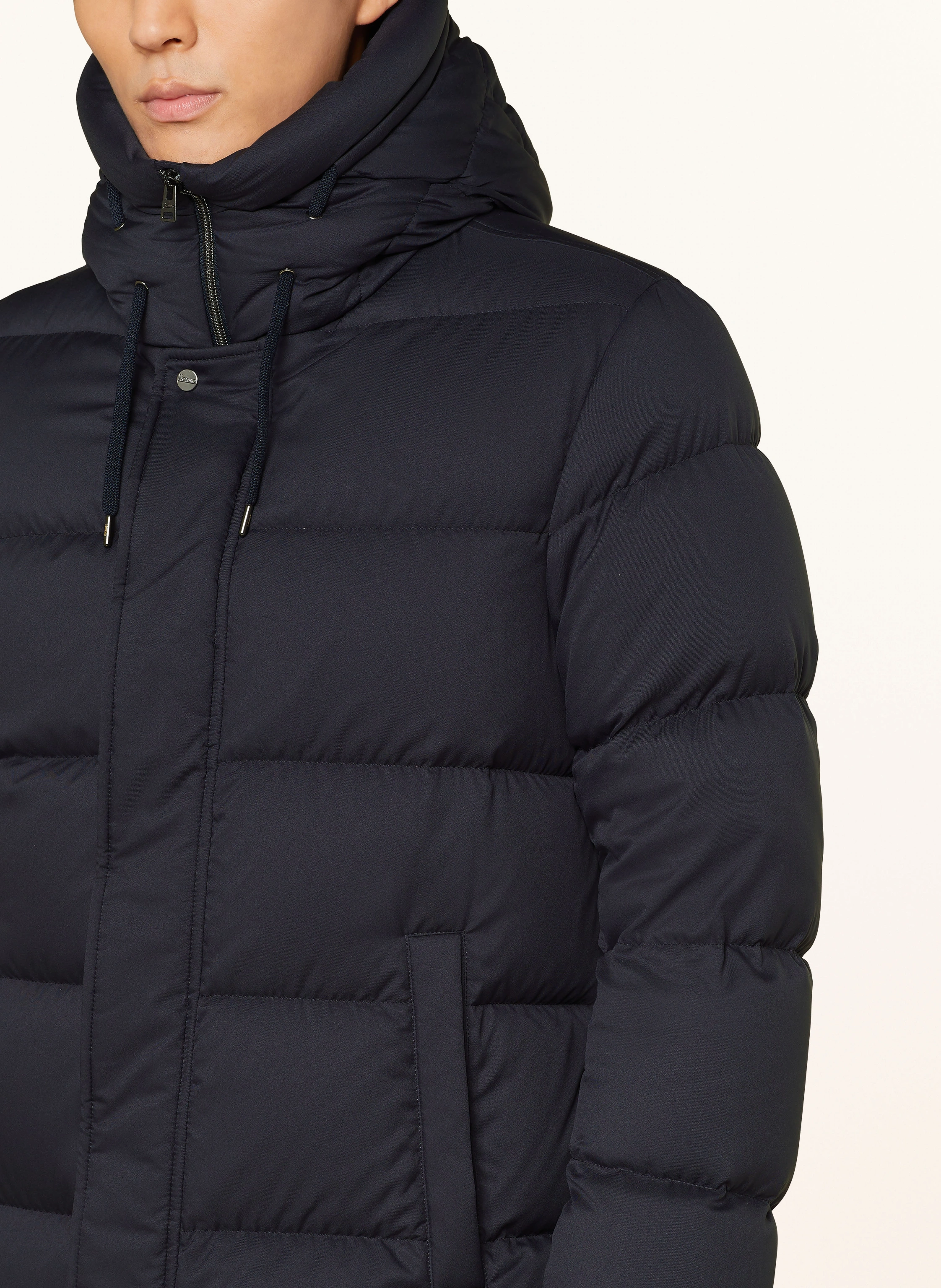HERNO Daunenjacke mit abnehmbarem Kunstfell